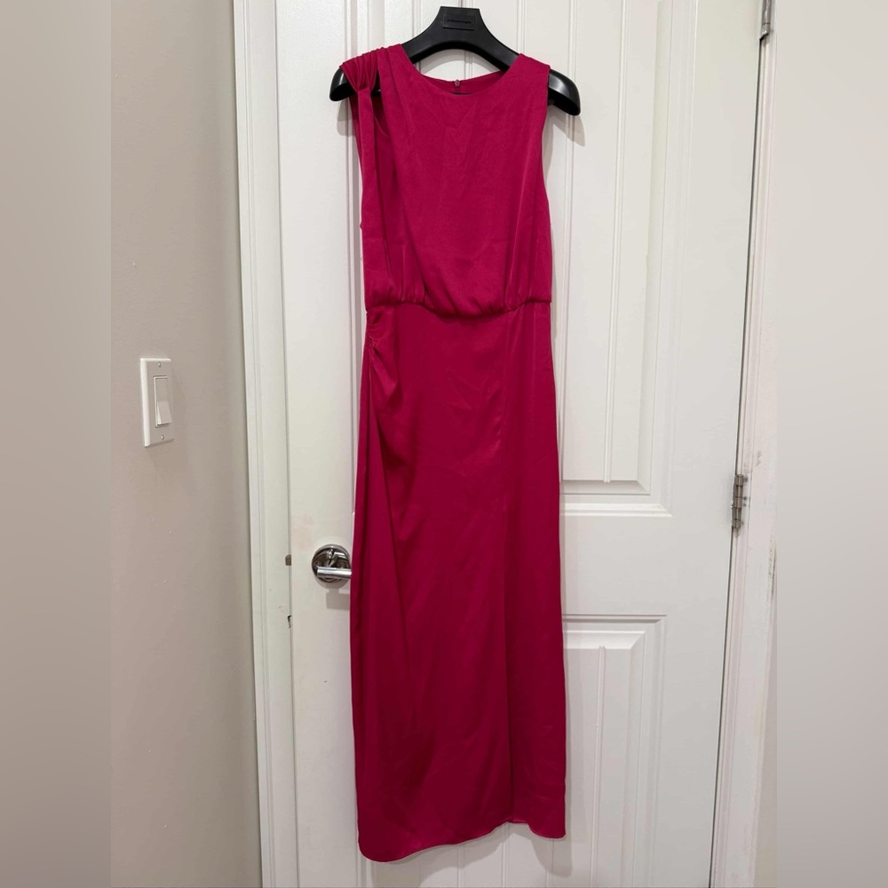 Zara Women’s Fuchsia Pink Maxi Dress in size S